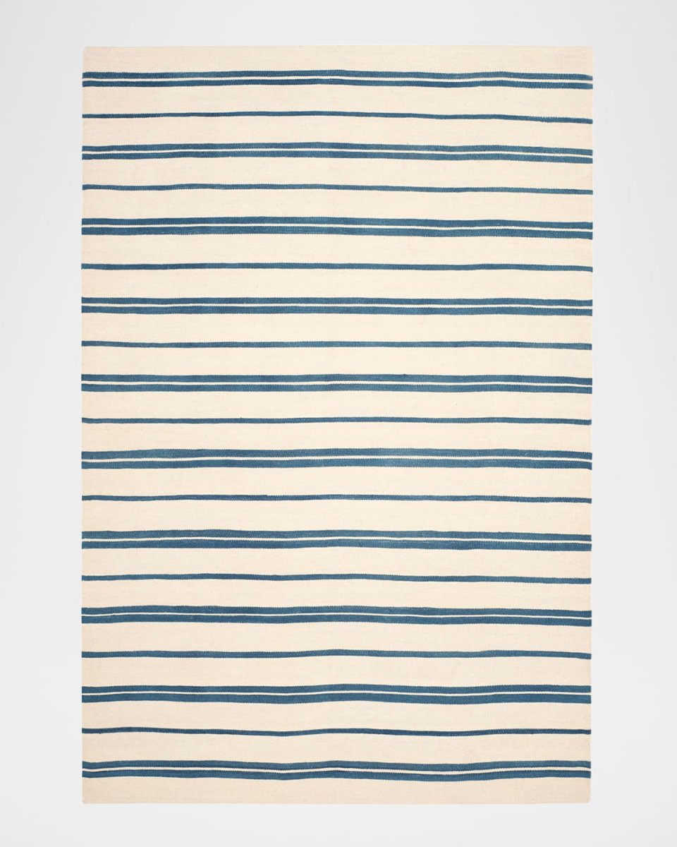 Brett Stripe Flat-Weave Rug, 6' x 9'